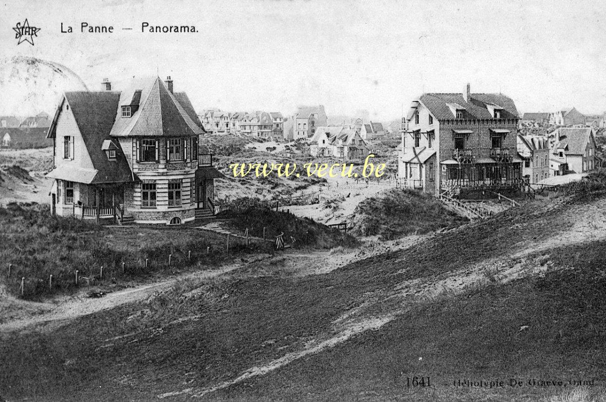 Format D Agrandissement Carte Postale Ancienne La Panne