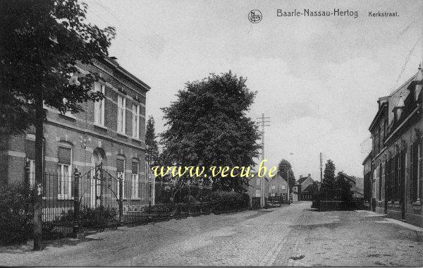 postkaart van Baarle-Hertog Baarle-Nassau-Hertog  Kerkstraat