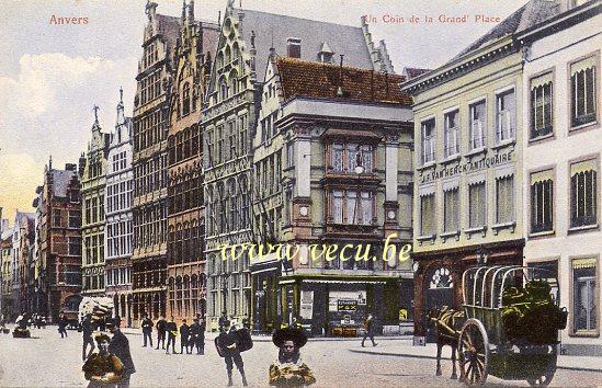 postkaart van Antwerpen Grote Markt