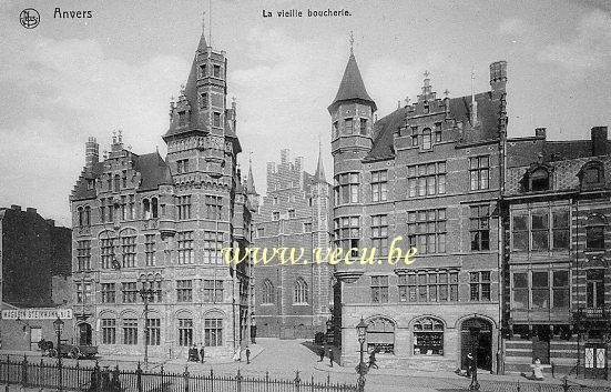 postkaart van Antwerpen La Vieille Boucherie