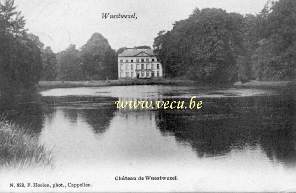 postkaart van Wuustwezel Kasteel van Wuustwezel