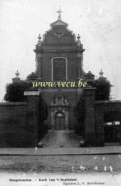 postkaart van Hoogstraten Kerk van 't Beggijnhof