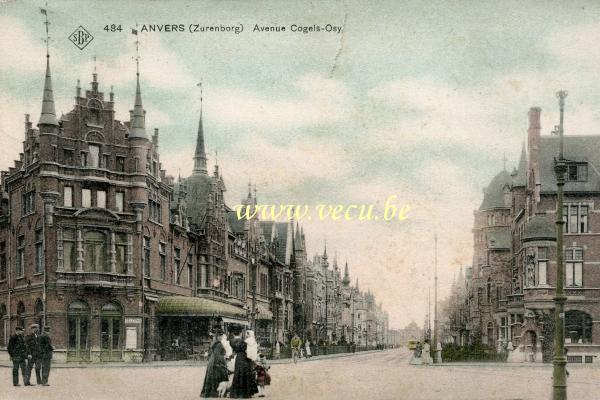 postkaart van Antwerpen Avenue Cogels-Osy