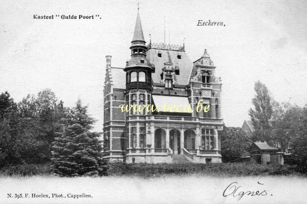 ancienne carte postale de Ekeren Château 