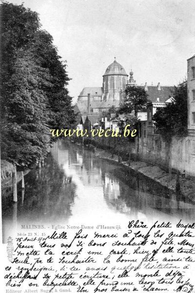 postkaart van Mechelen Onze-Lieve-Vrouw van Hanswijk