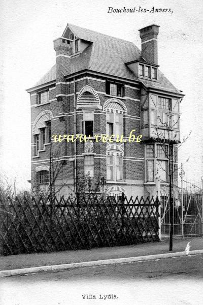 ancienne carte postale de Bouchout-lez-Anvers Villa Lydia