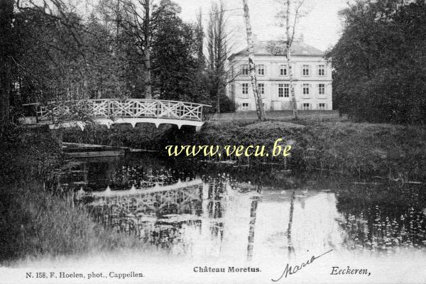 ancienne carte postale de Ekeren Château Moretus