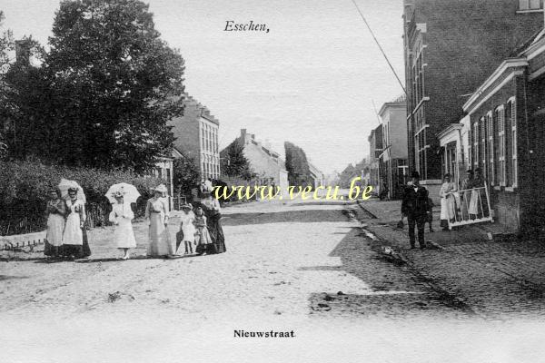 ancienne carte postale de Essen Rue Neuve