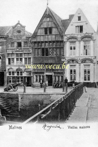 postkaart van Mechelen Haverwerf - Opmerkelijke huizen