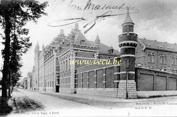 postkaart van Mechelen Kazerne