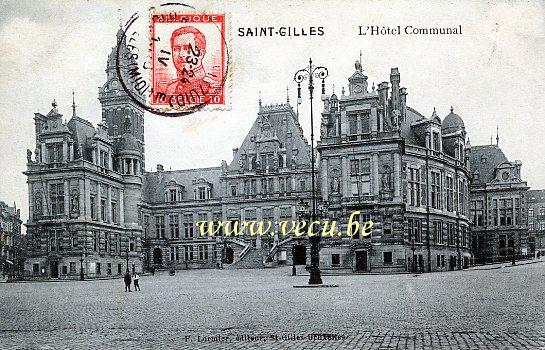 postkaart van Sint-Gillis Gemeentehuis