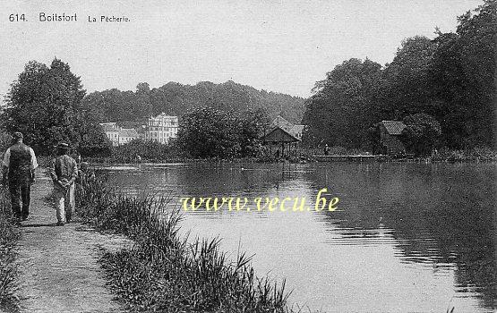 ancienne carte postale de Watermael-Boitsfort Boitsfort - La Pêcherie