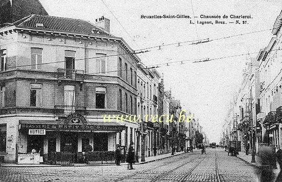 postkaart van Sint-Gillis Charleroisesteenweg