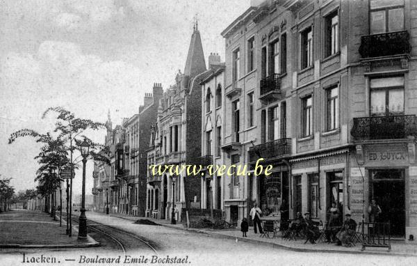ancienne carte postale de Laeken Boulevard Emile Bockstael