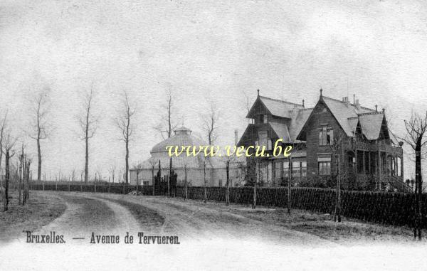 ancienne carte postale de Woluwe-St-Pierre Avenue de Tervueren