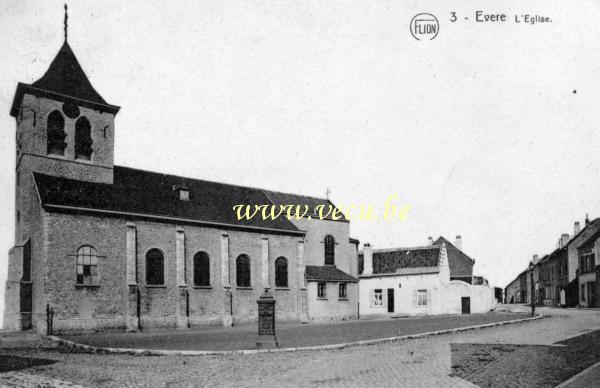 postkaart van Evere Sint-Vincentiuskerk