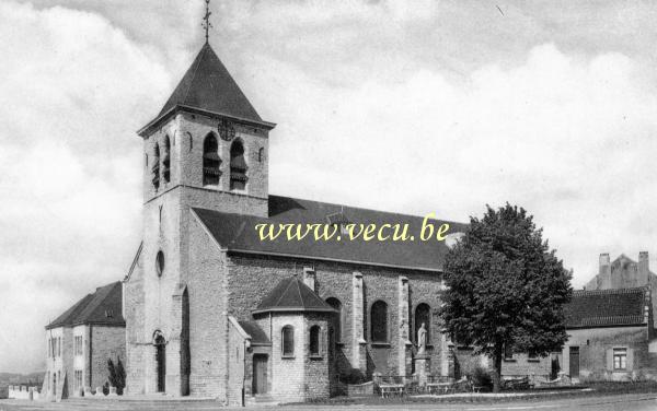 ancienne carte postale de Evere Eglise Saint-Vincent