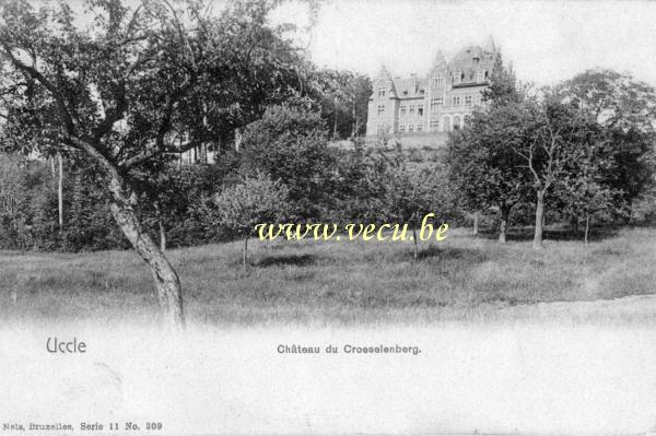postkaart van Ukkel Château de Croeselenberg