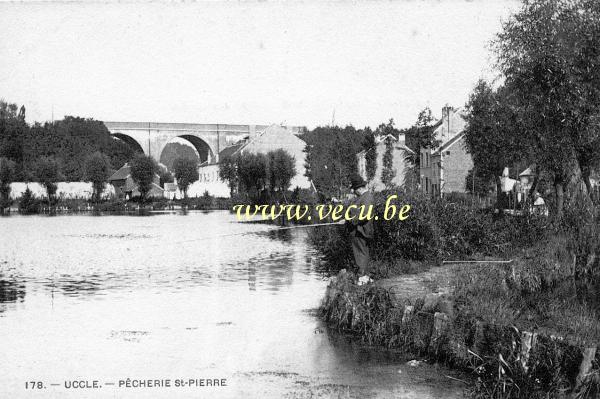 postkaart van Ukkel Pêcherie Saint-Pierre