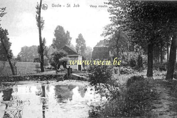 postkaart van Ukkel St Job - Vieux Moulin