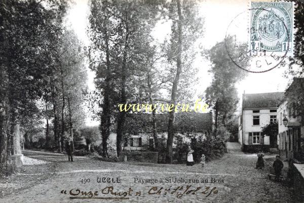 postkaart van Ukkel Paysage à St Job - Rue au Bois (Chaussée St Job?)