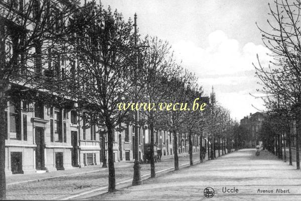 postkaart van Ukkel Avenue Albert