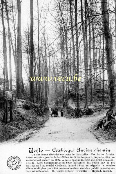 postkaart van Ukkel Crabbegat - Ancien chemin