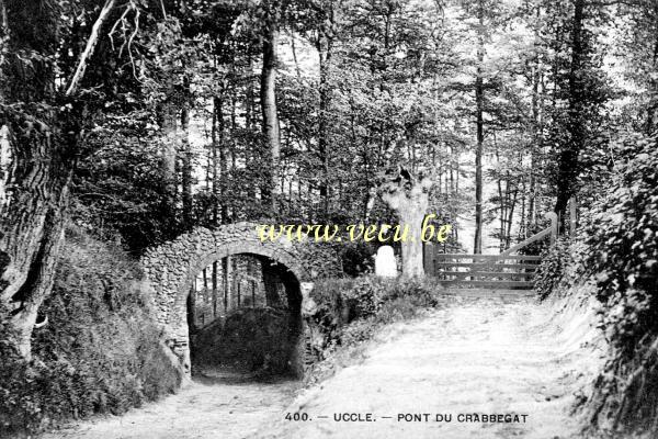 postkaart van Ukkel Pont du Crabbegat