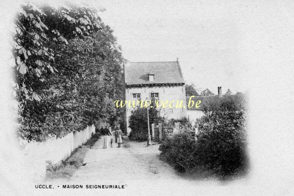 postkaart van Ukkel Maison seigneuriale  (rue Rouge)