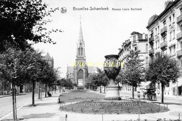 postkaart van Schaarbeek Avenue Louis Bertrand