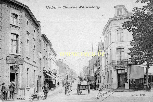 postkaart van Ukkel Alsembergsesteenweg (Globe)