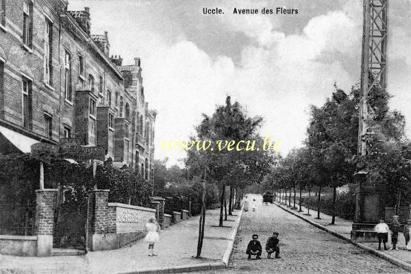 postkaart van Ukkel Avenue des Fleurs (actuellement avenue Floréal)