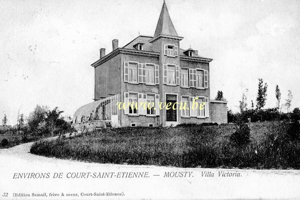 postkaart van Céroux-Mousty Mousty - Villa Victoria