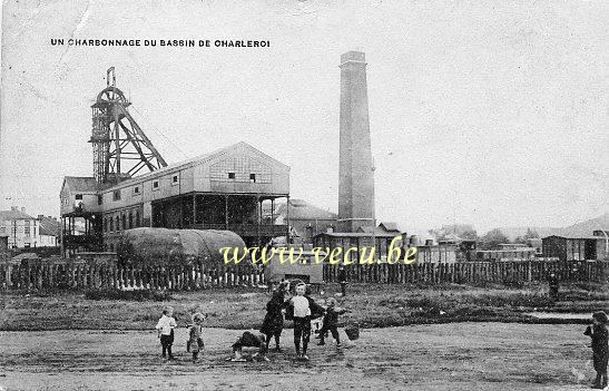 postkaart van Charleroi Un charbonnage du bassin de Charleroi (Mambourg)