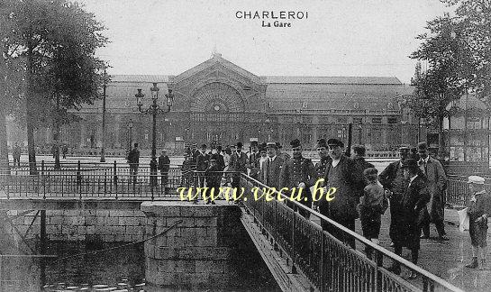 postkaart van Charleroi La Gare