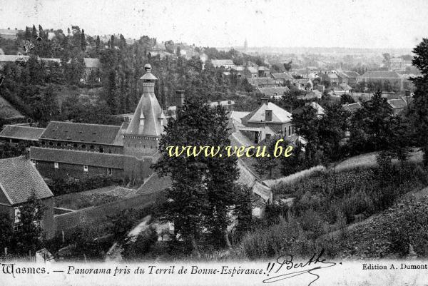 postkaart van Wasmes Panorama pris du terril de Bonne-Espérance