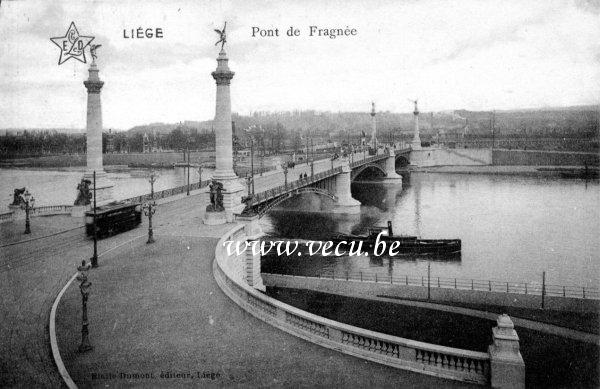 postkaart van Luik Pont de Fragnée