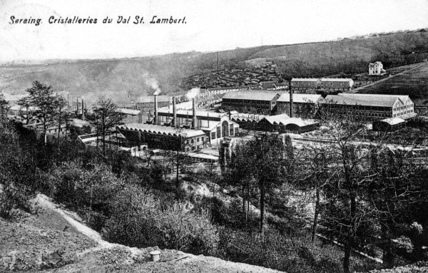 postkaart van Seraing Cristalleries du Val St. Lambert