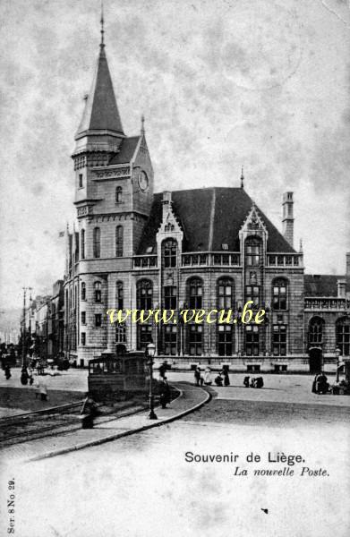 postkaart van Luik La nouvelle Poste