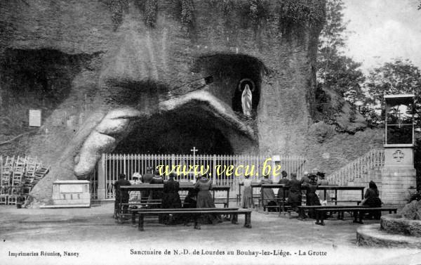 postkaart van Luik Sanctuaire de N.D. de Lourdes au Bouhay-lez-Liège. La Grotte