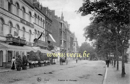 postkaart van Spa Avenue du marteau
