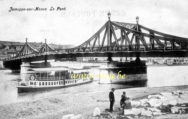 postkaart van Jemeppe-sur-Meuse Le pont