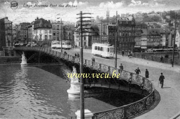 postkaart van Luik Nouveau pont des arches