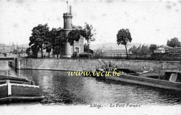 postkaart van Luik Le petit Paradis