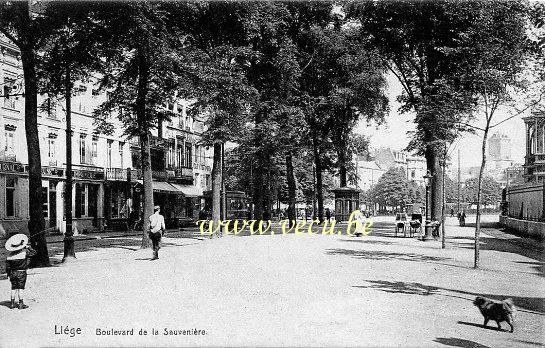 postkaart van Luik Boulevard de la Sauvenière
