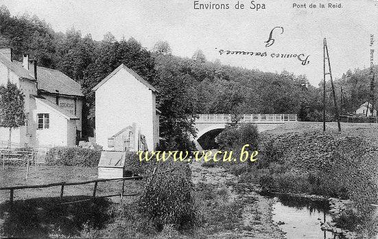 postkaart van Spa Pont de la Reid