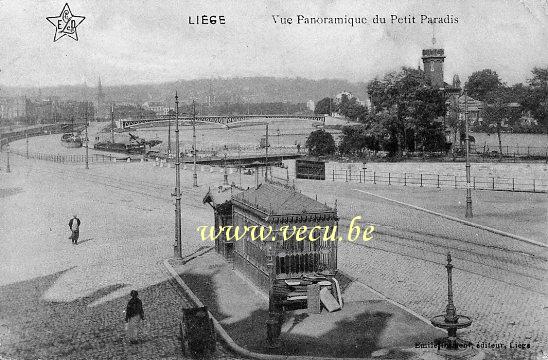 postkaart van Luik Vue panoramique du petit Paradis