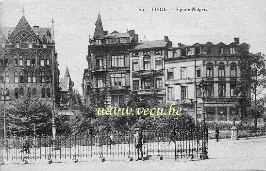 postkaart van Luik Square Notger