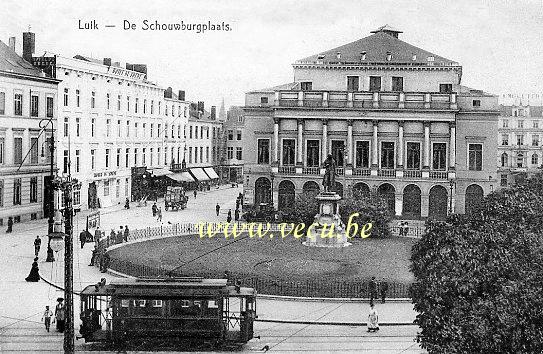 postkaart van Luik De Schouwburgplaats