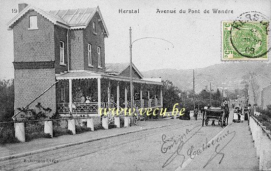 postkaart van Herstal Avenue du Pont de Wandre